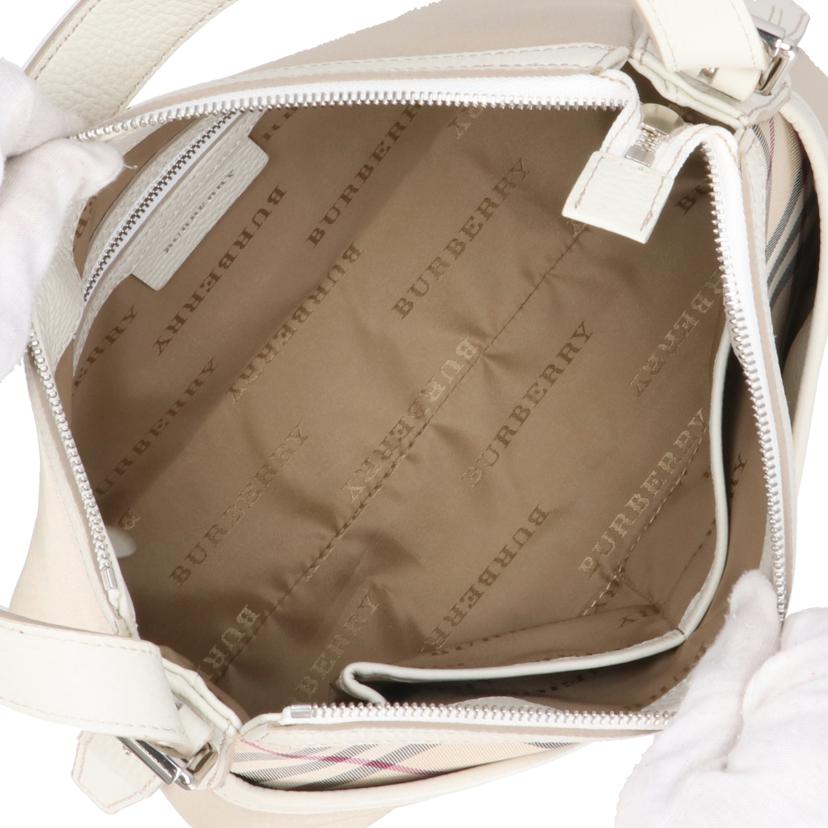 BURBERRY バーバリー/ノバチェック柄キャンバス×レザーワンショルダー//ABランク/78