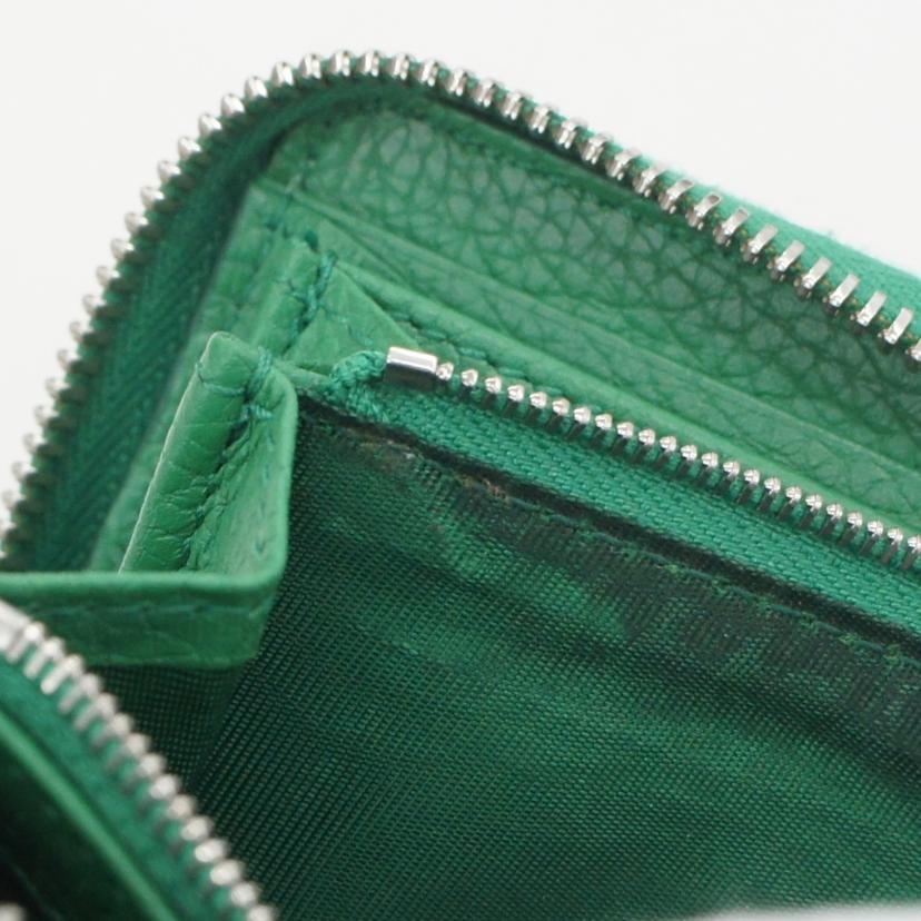 GUCCI グッチ/ロゴジップアラウンドウォレット／ブラック×グリーン/771154//214*/ABランク/18