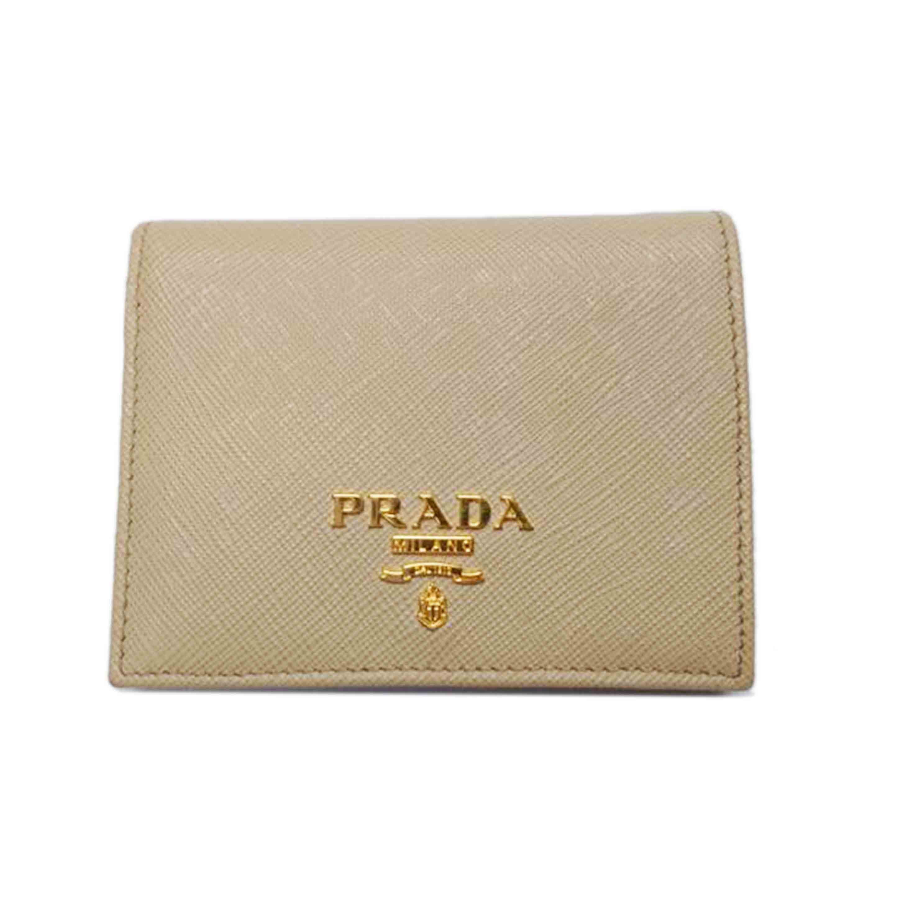 PRADA プラダ/サフィアーノ　2つ折り財布/1MV204ZLP//ABランク/52
