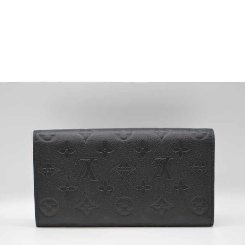 LV ルイヴィトン/ポルトフォイユ・サラ新型／モノグラム・アンプラント／ノワール/M82257//RFI****/Aランク/89