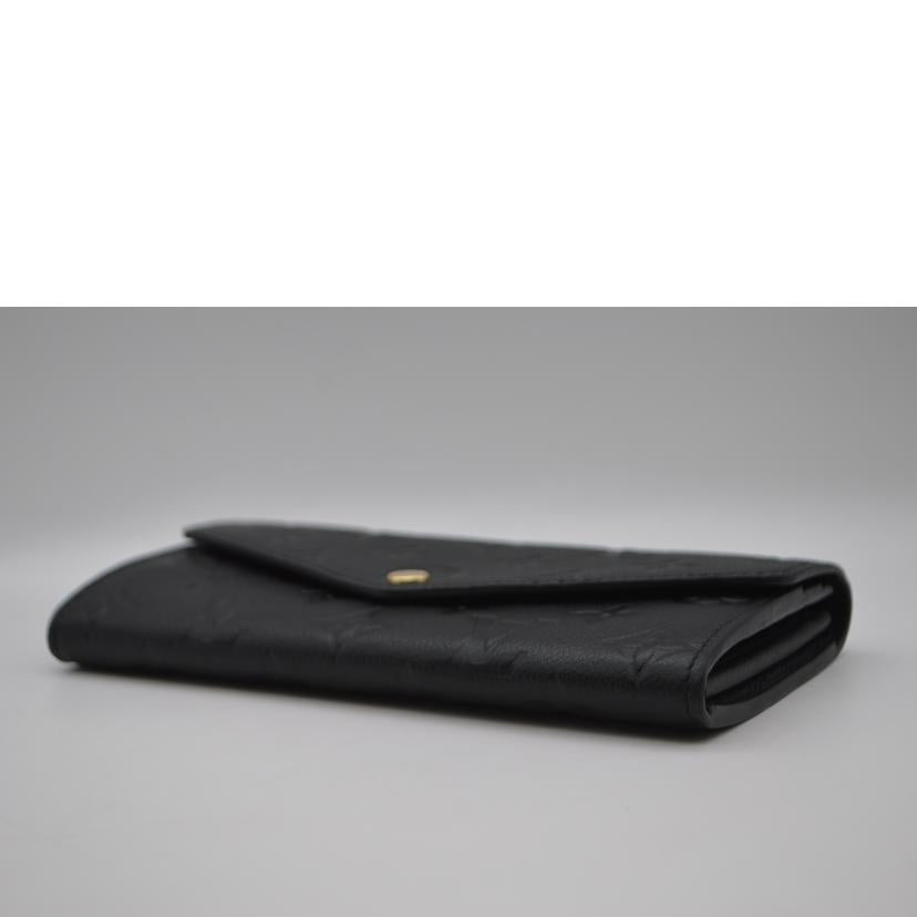 LV ルイヴィトン/ポルトフォイユ・サラ新型／モノグラム・アンプラント／ノワール/M82257//RFI****/Aランク/89