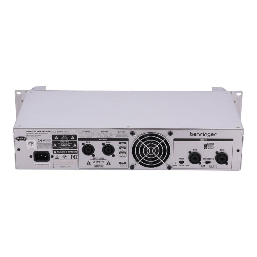 BEHRINGER ベリンガー　/デジタルパワーアンプ/iNUKE NU3000//-/Bランク/62