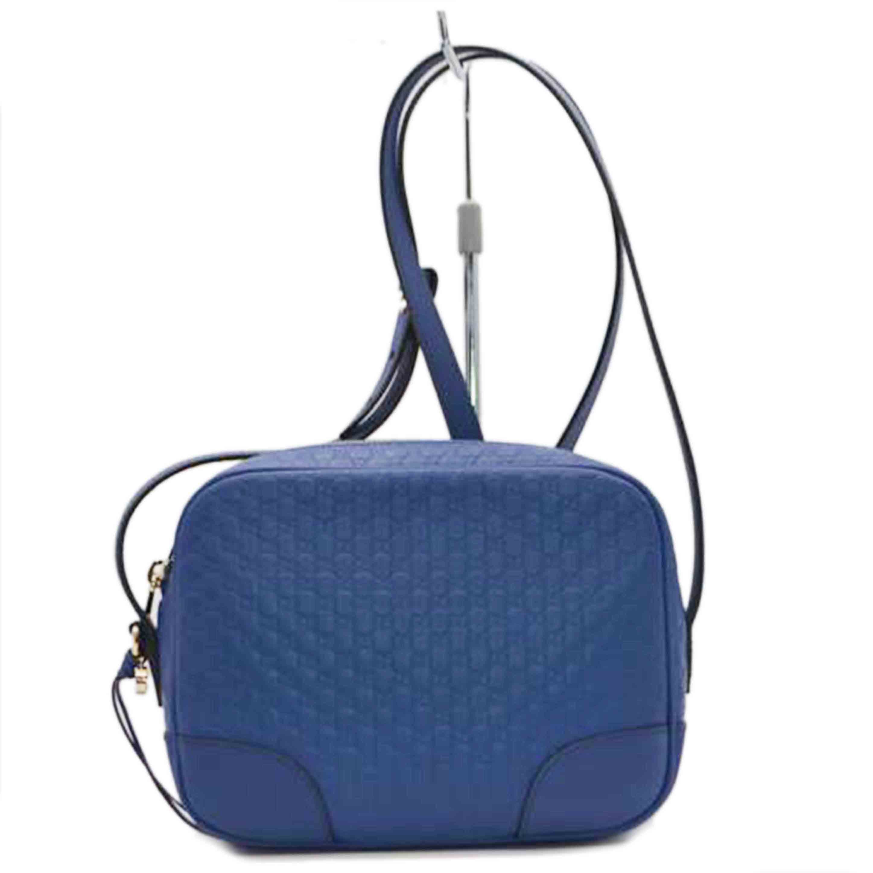 GUCCI グッチ/マイクログッチシマレザーショルダー／ブルー/449413//568***/Aランク/89