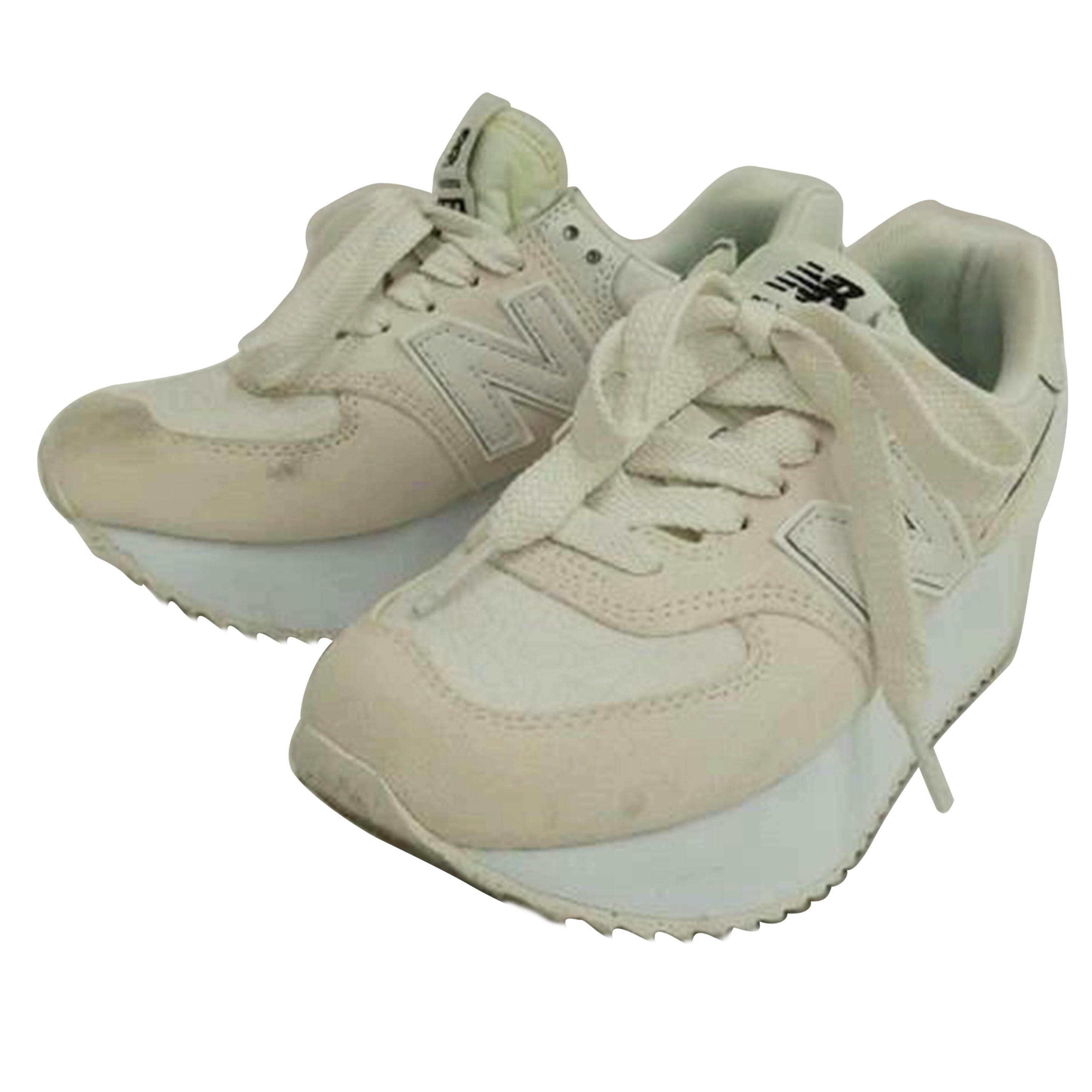 New　Balance ニューバランス/レディース　厚底　スニーカー　：　オフホワイト//ABランク/82