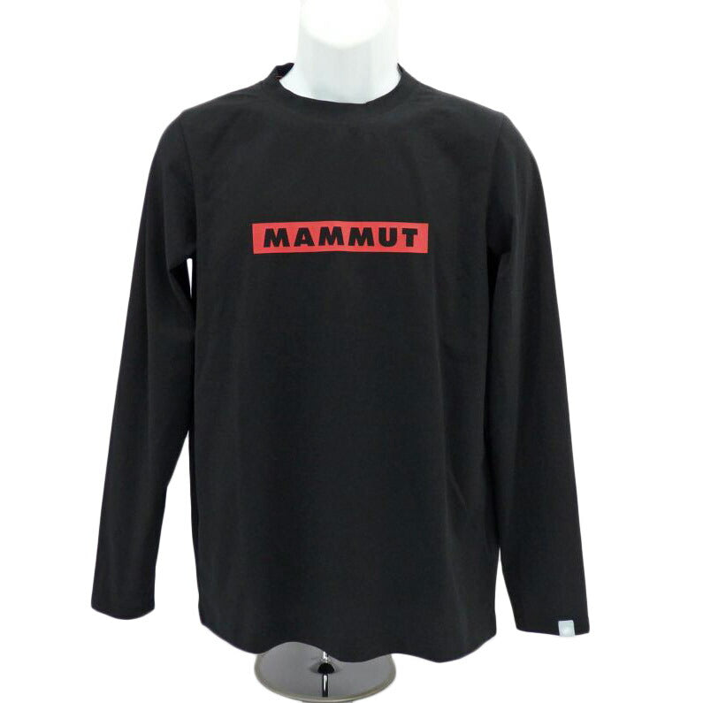 ＭＡＭＭＵＴ マムート/ロゴプリント　ロングスリーブＴシャツ　ブラック/1016-01030//SAランク/77