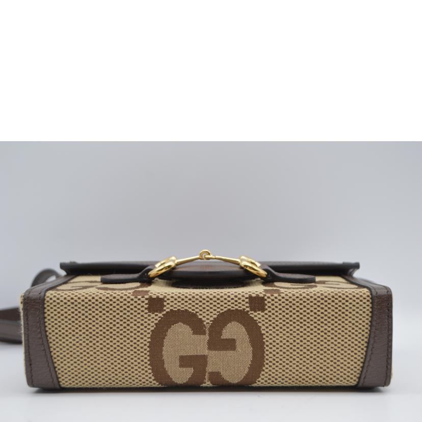 GUCCI グッチ/ジャンボGGホースビット1955ショルダー/699296//214*/Sランク/89