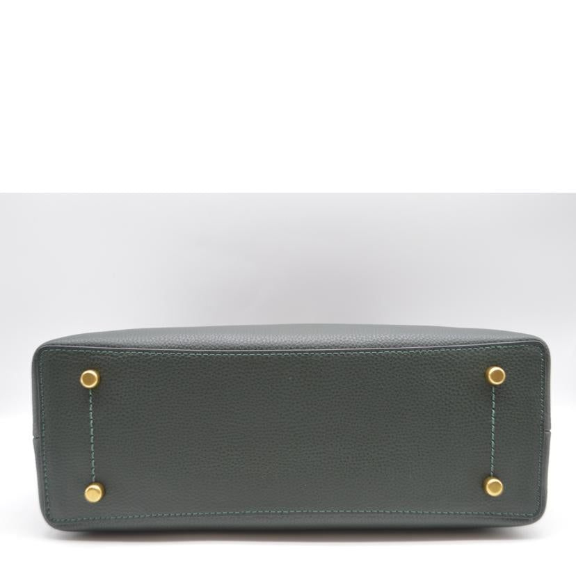 COACH コーチ/ウィロウカラーブロック2wayレザーハンド／カーキ/C2590//H21**/SAランク/89