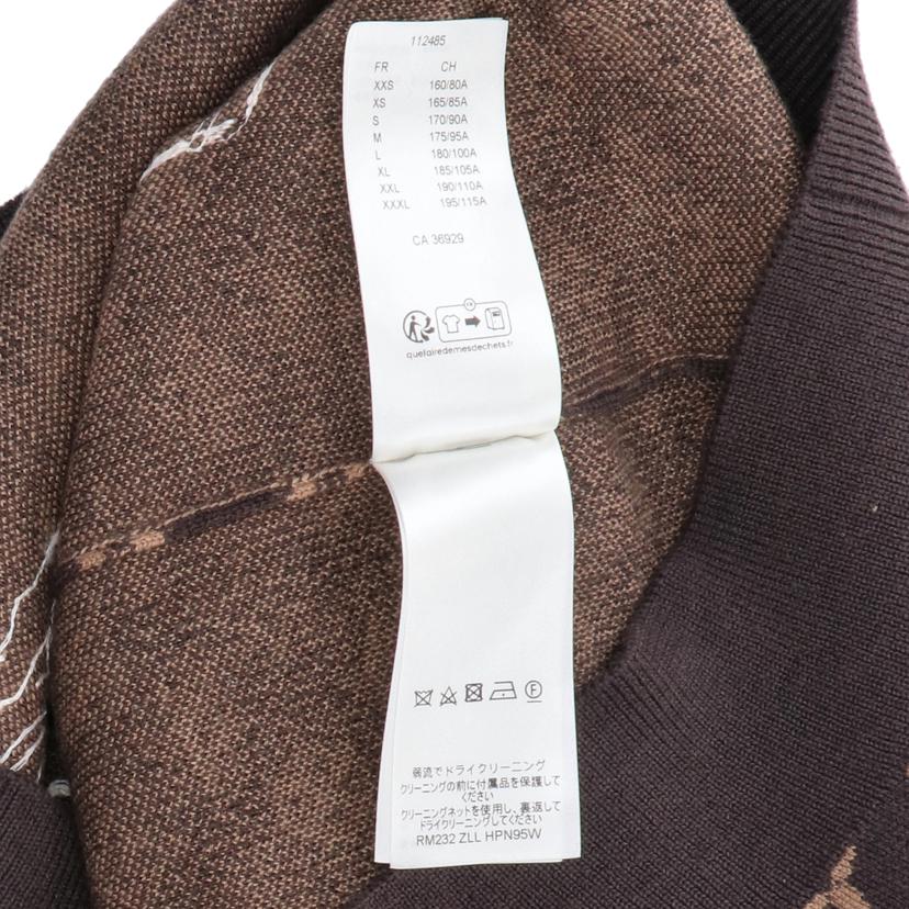 LOUIS　VUITTON ルイ・ヴィトン/モノグラム総柄　クルーネックニット/RM232 ZLL HPN95W//サイズ　M/Aランク/05