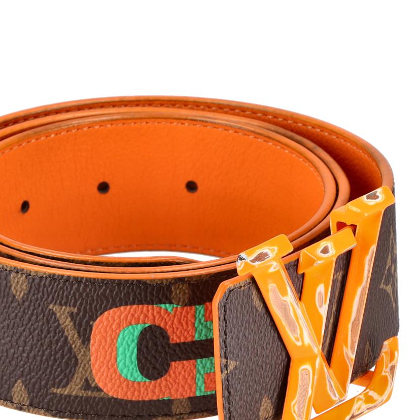 LOUIS　VUITTON ルイ・ヴィトン/サンチュール・LVイニシャル　40MM　ピラミッド　CHICAGO／世界9都市デザイン/M0492//Bランク/05