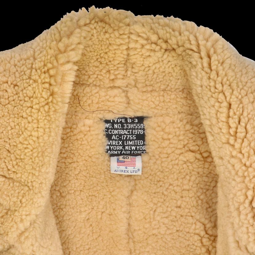 AVIREX アヴィレックス/B－3／USA製フライトジャケット／サイズ40/AC-1755//ABランク/82