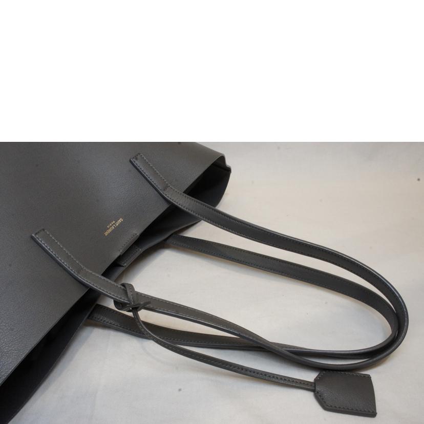 SAINT　LAURENT サンローラン/ショッピングトートグレー／ポーチ付/600281//Aランク/92