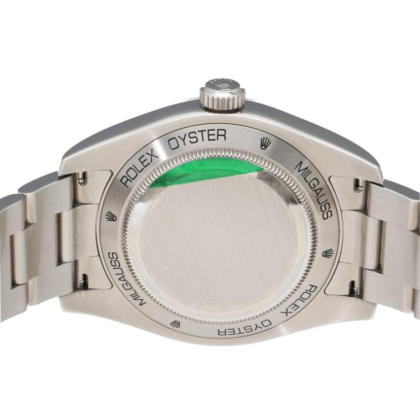 ROLEX ロレックス/ミルガウス・グリーンガラス／V番/116400GV//V02**********/SAランク/92