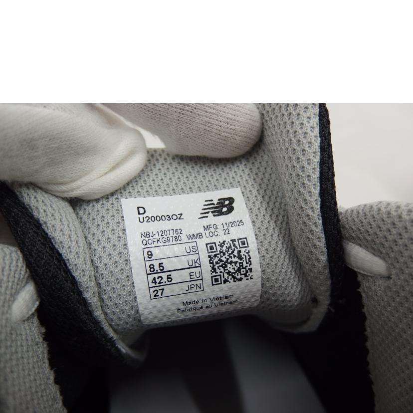 NB NB/メンズスニーカー/U20003OZ/U20003OZ//ｻｲｽﾞ27.0cm/Aランク/82
