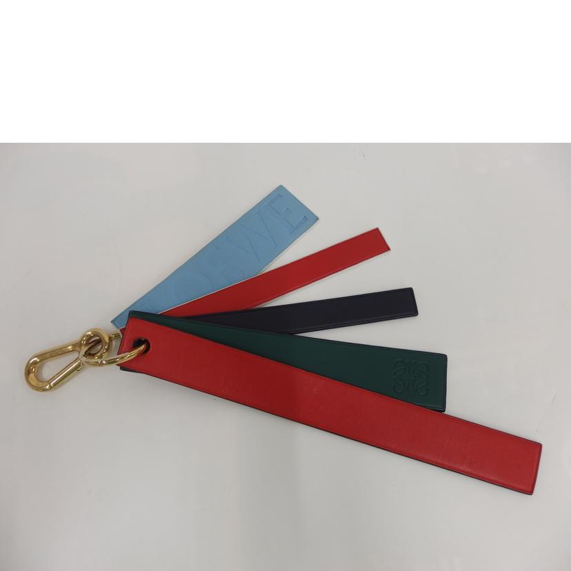 LOEWE ﾛｴﾍﾞ/キーリング／レザー／マルチ//Bランク/82