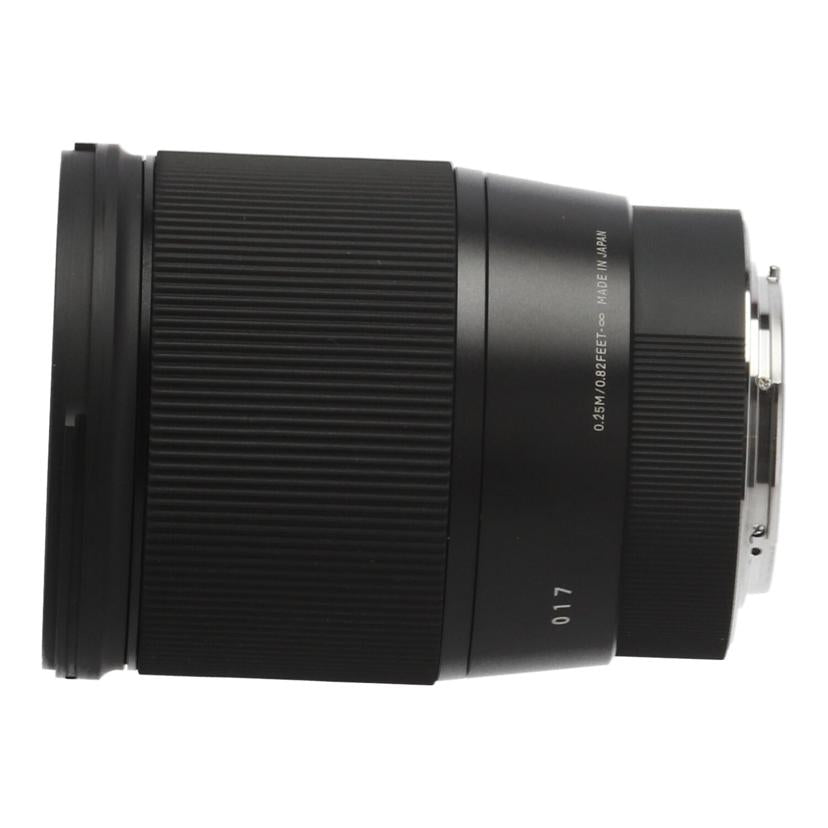 SIGMA　Canon　EF－M シグマ　/交換レンズ／16mm/16mm F1.4 DC DN//56020153/ABランク/82