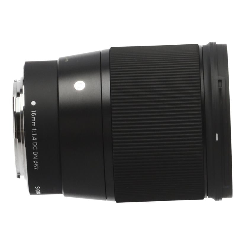 SIGMA　Canon　EF－M シグマ　/交換レンズ／16mm/16mm F1.4 DC DN//56020153/ABランク/82