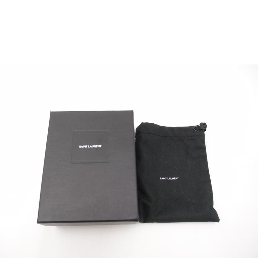 SAINT　LAURENT サンローラン/クロコ調AirPodsケース／ブラック//Sランク/69
