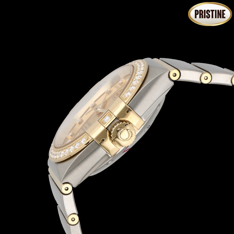 OMEGA オメガ/コンステレーション38・ダイヤベゼル／SS×YG／AT/123.25.38.21.58.001//821*****/SAランク/75