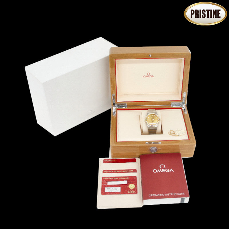 OMEGA オメガ/コンステレーション38・ダイヤベゼル／SS×YG／AT/123.25.38.21.58.001//821*****/SAランク/75