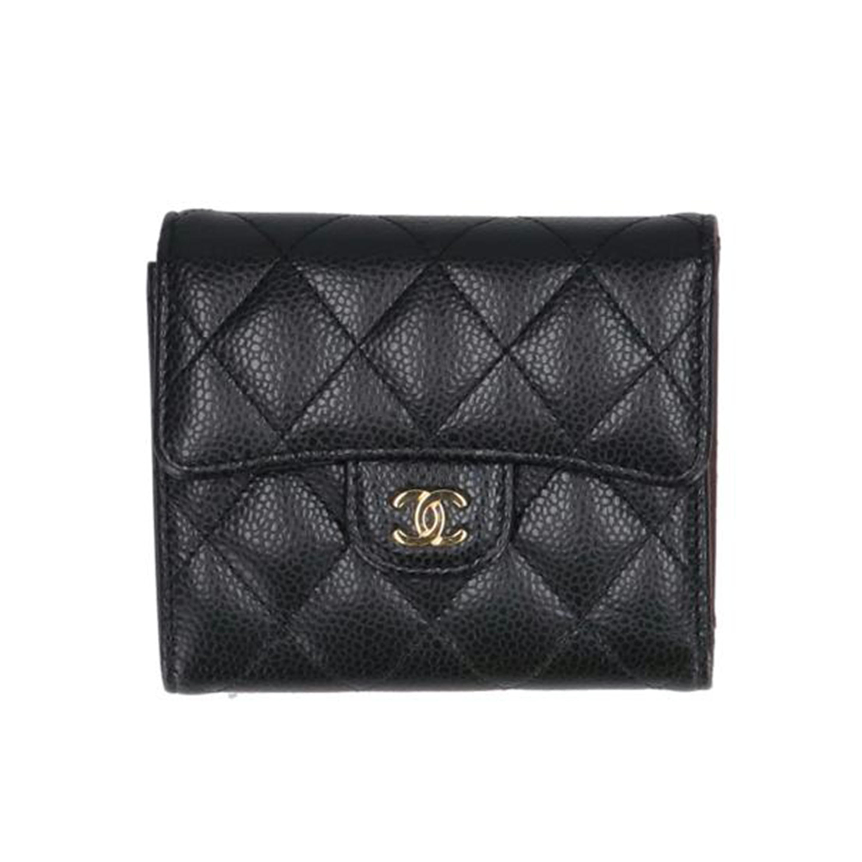 CHANEL/マトラッセスモールフラップウォレット//HPA*****/Aランク/67