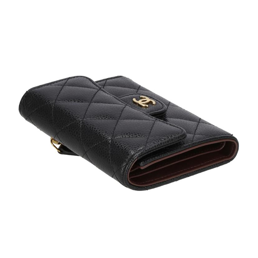 CHANEL/マトラッセスモールフラップウォレット//HPA*****/Aランク/67
