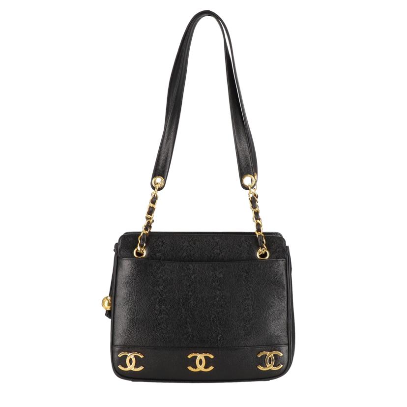CHANEL シャネル/トリプルココ／ショルダーチェーントートバッグ/A03675//304****/ABランク/91