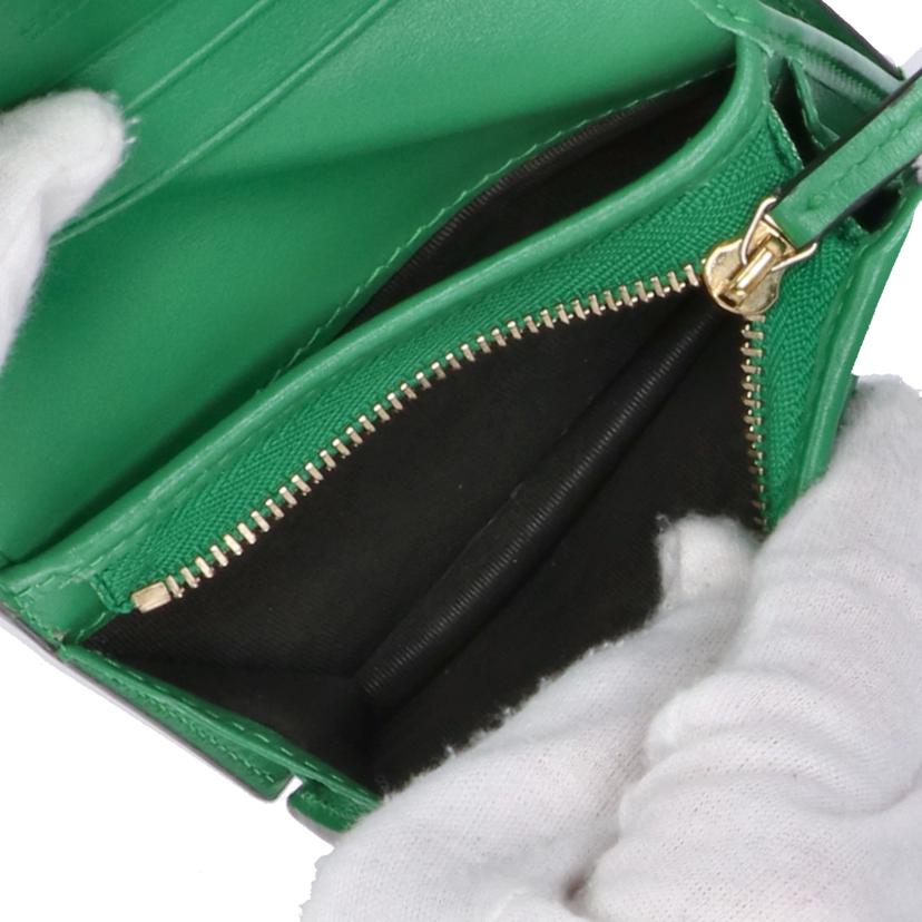 GUCCI グッチ/GGマトラッセフラップウォレット／グリーン/723786//493***/Aランク/91