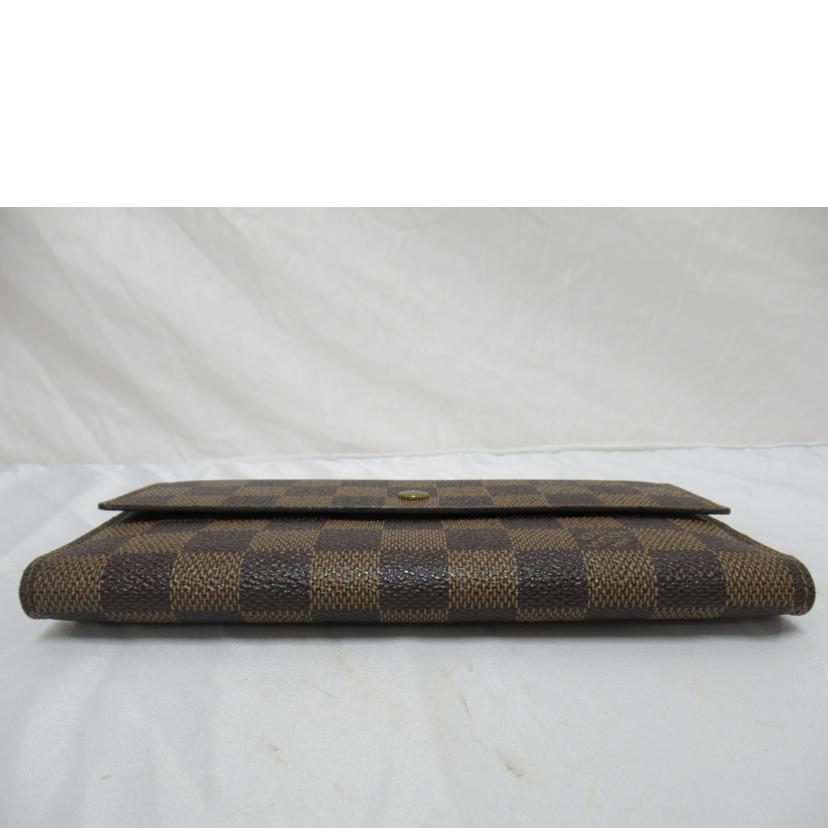 LOUIS VUITTON/ポルトフォイユ・インターナショナル／ダミエ・エベヌ/N61217//TH0***/Bランク/63