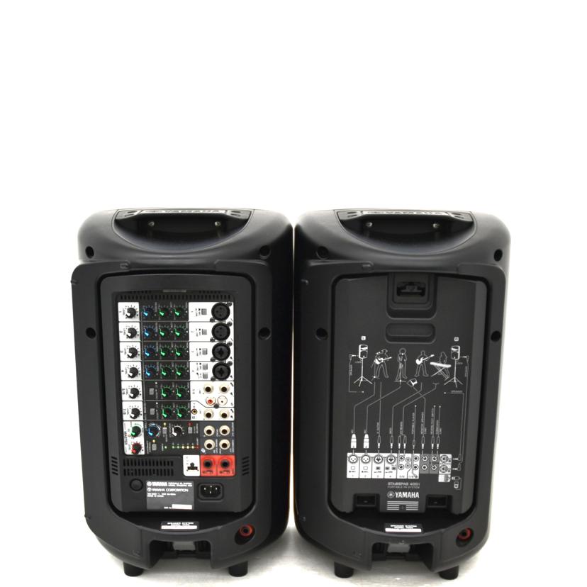 YAMAHA ヤマハ/パワードミキサー付 PAスピーカー ペア/STAGEPAS 400i//ABランク/75