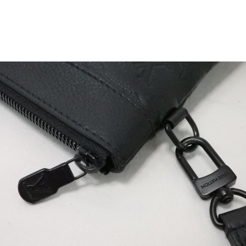 LV ルイヴィトン/ポシェット・トゥ・ゴー／モノグラム・シャドウ／ノワール/M81570//RFI****/ABランク/84