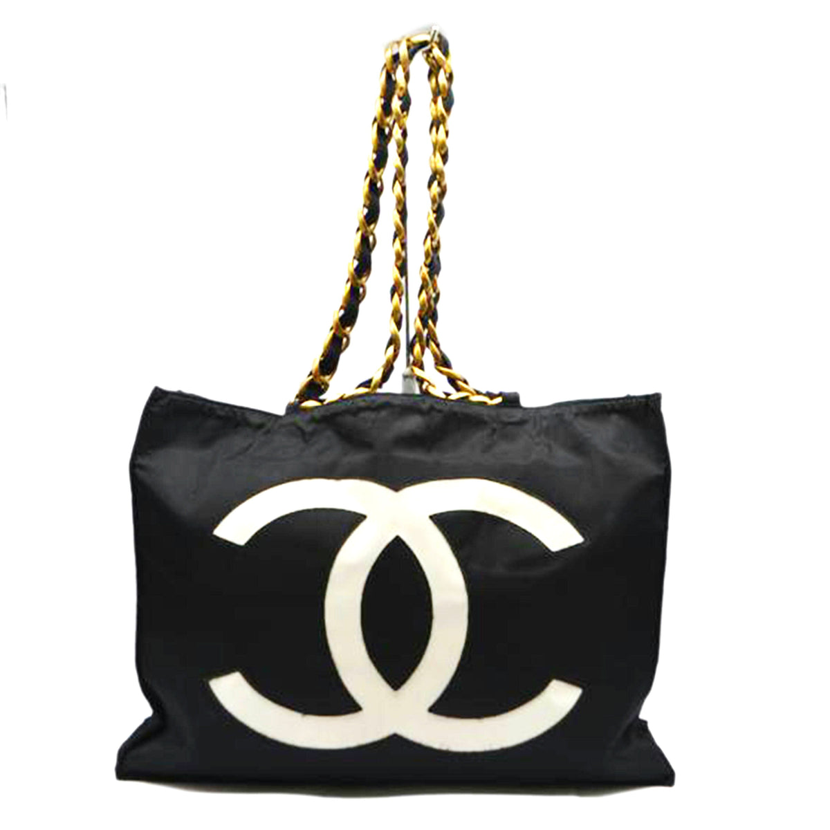 CHANEL シャネル/ココマークナイロンチェーンショルダートート //278****/Bランク/89