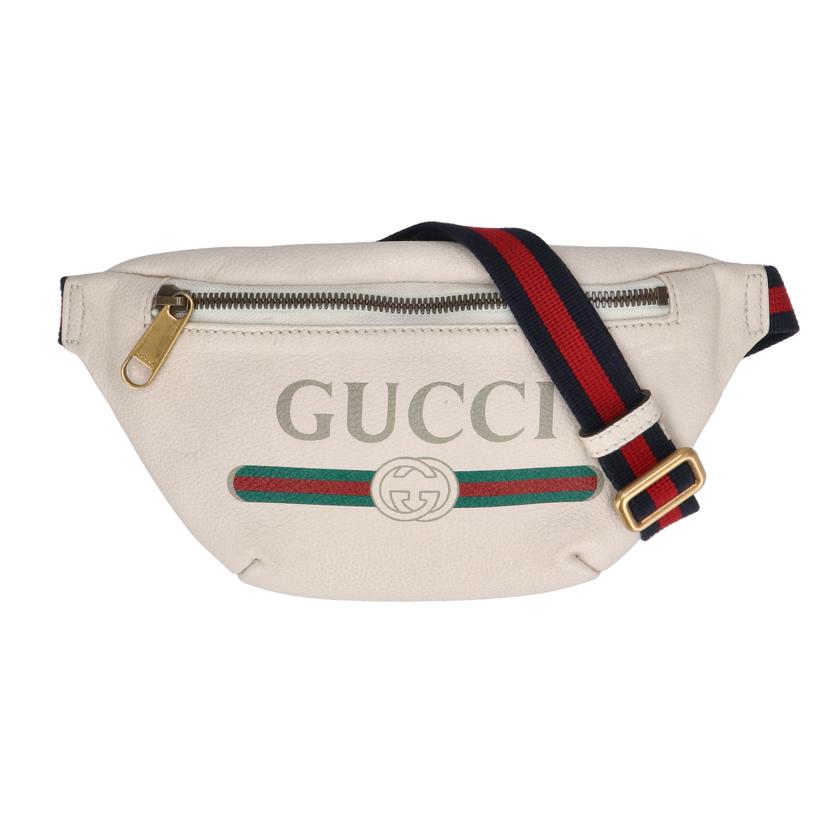 GUCCI グッチ/シェリーライン／ロゴプリント／ウエストバッグ/ 527792//204***/Bランク/18