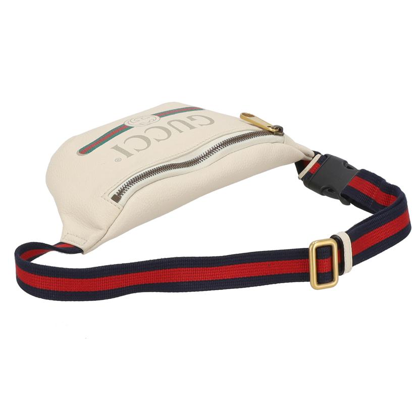 GUCCI グッチ/シェリーライン／ロゴプリント／ウエストバッグ/ 527792//204***/Bランク/18