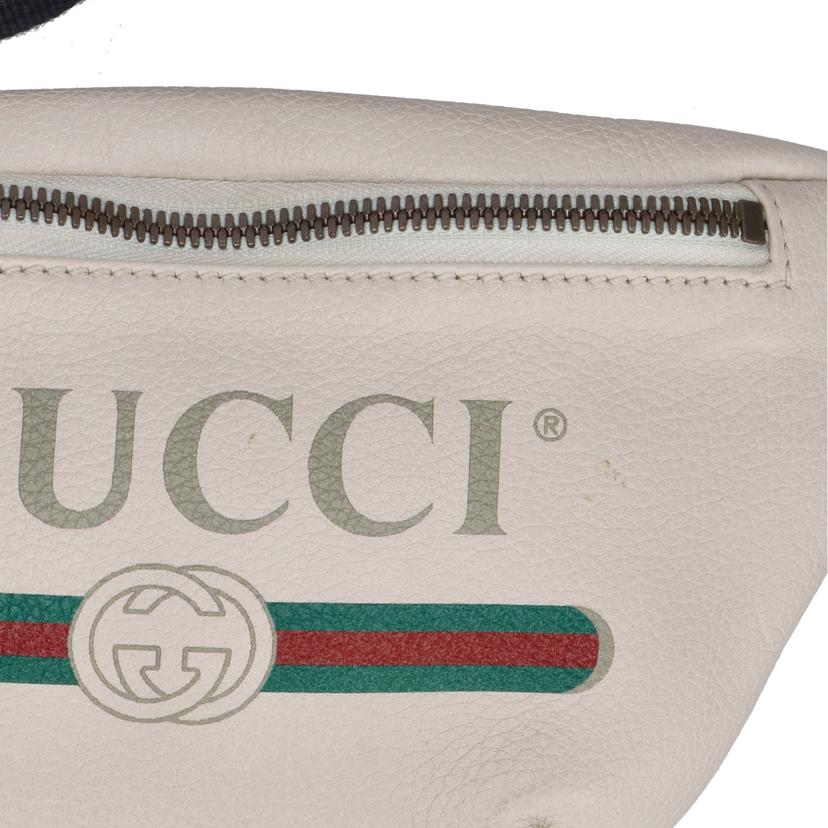 GUCCI グッチ/シェリーライン／ロゴプリント／ウエストバッグ/ 527792//204***/Bランク/18
