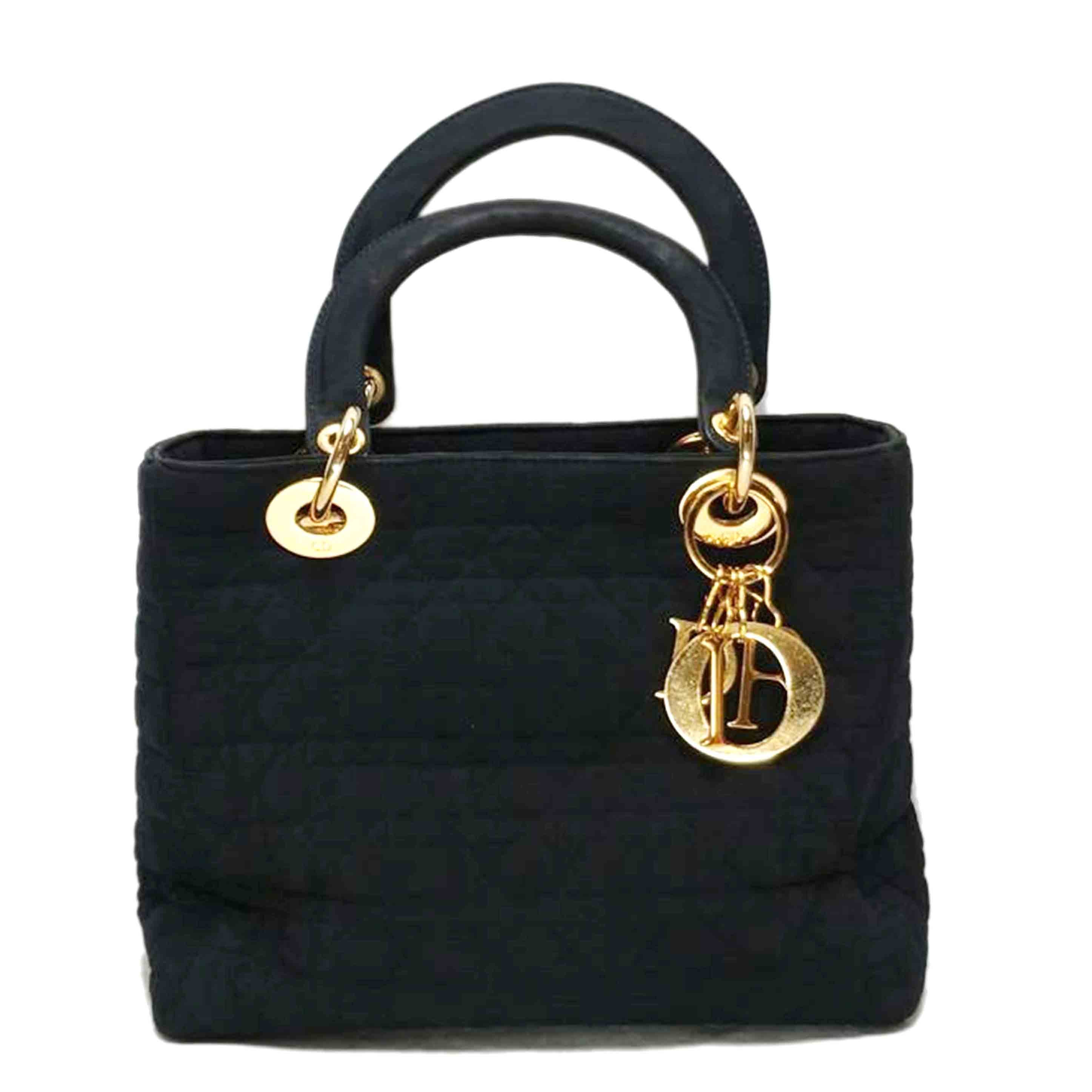 Christian　Dior クリスチャンディオール/カナージュ　ナイロントートバッグ//Bランク/52