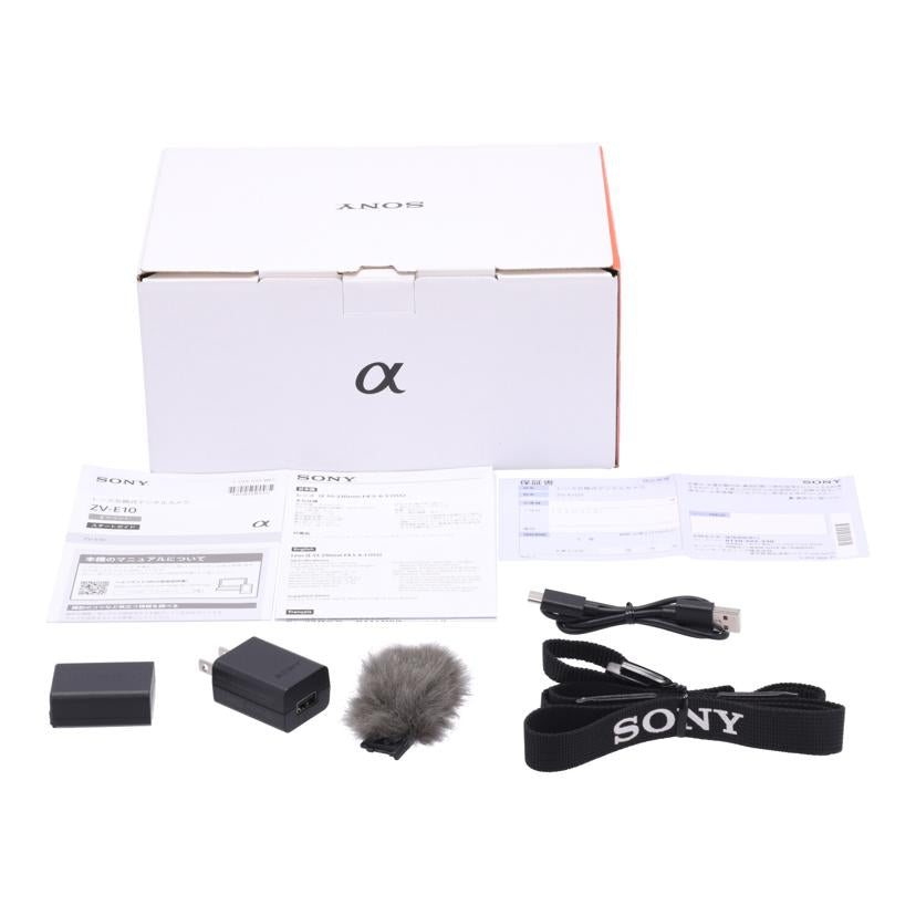 SONY　 ソニー　/ミラーレス一眼　ダブルズームレンズキット／VLOGCAM/ZV-E10Y//S015818659S/ABランク/05