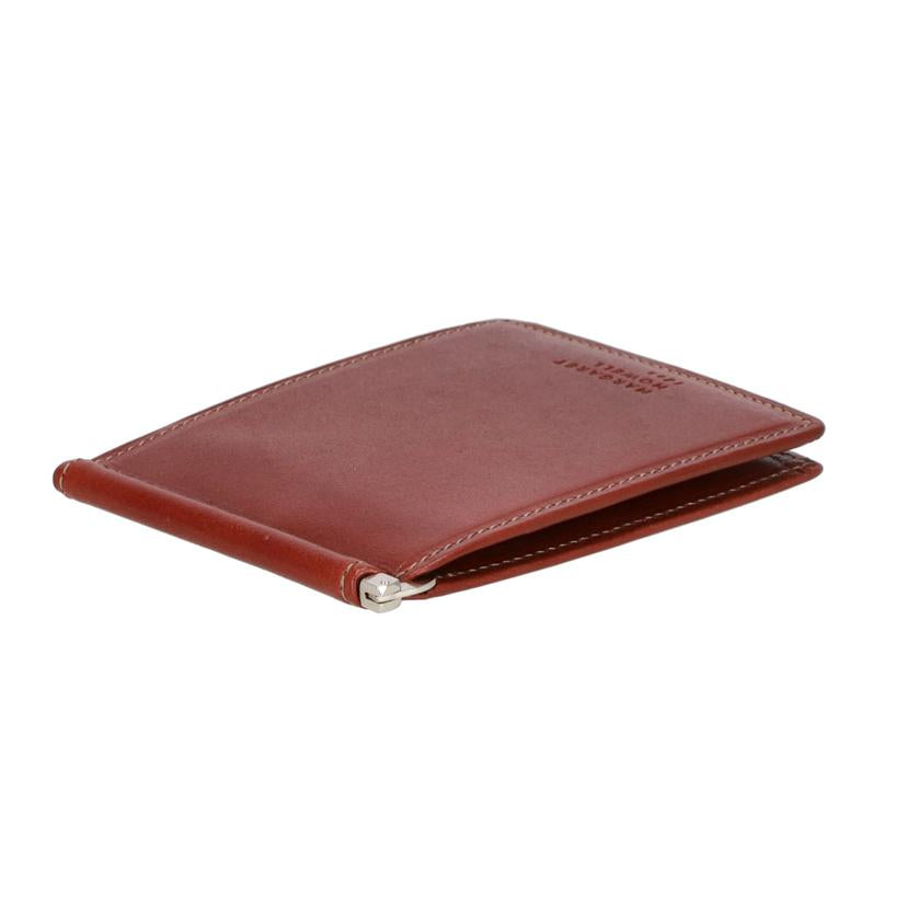 MARGARET　HOWELL　idea マーガレットハウエルアイデア/エージングエフェクト札ばさみ型折り財布/MHMW4BS3-22//Aランク/09