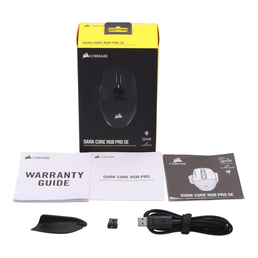 Corsair コルセア　/ワイヤレスゲーミングマウス／DARK　CORE　RGB　PRO　SE/CH-9315511-AP MS430//044619487333/Bランク/64