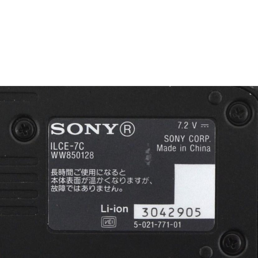 SONY ソニー/ミラレス一眼/α7C ILCE-7Cﾎﾞﾃﾞｨ//130429059/Cランク/75