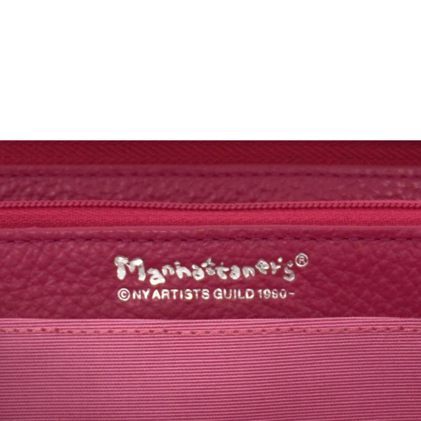Manhattaners マンハッタナーズ/ラウンドファスナー長財布//Aランク/75