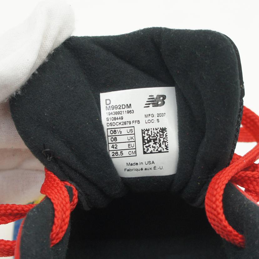 new　balance ニューバランス/M992DM／イエロー／レッド/M992DM//ｻｲｽﾞ:26.5cm/Aランク/75