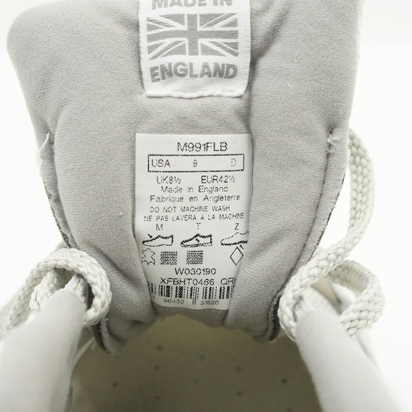 new　balance ニューバランス/M991FLB／スターホワイト/M991FLB//Aランク/75