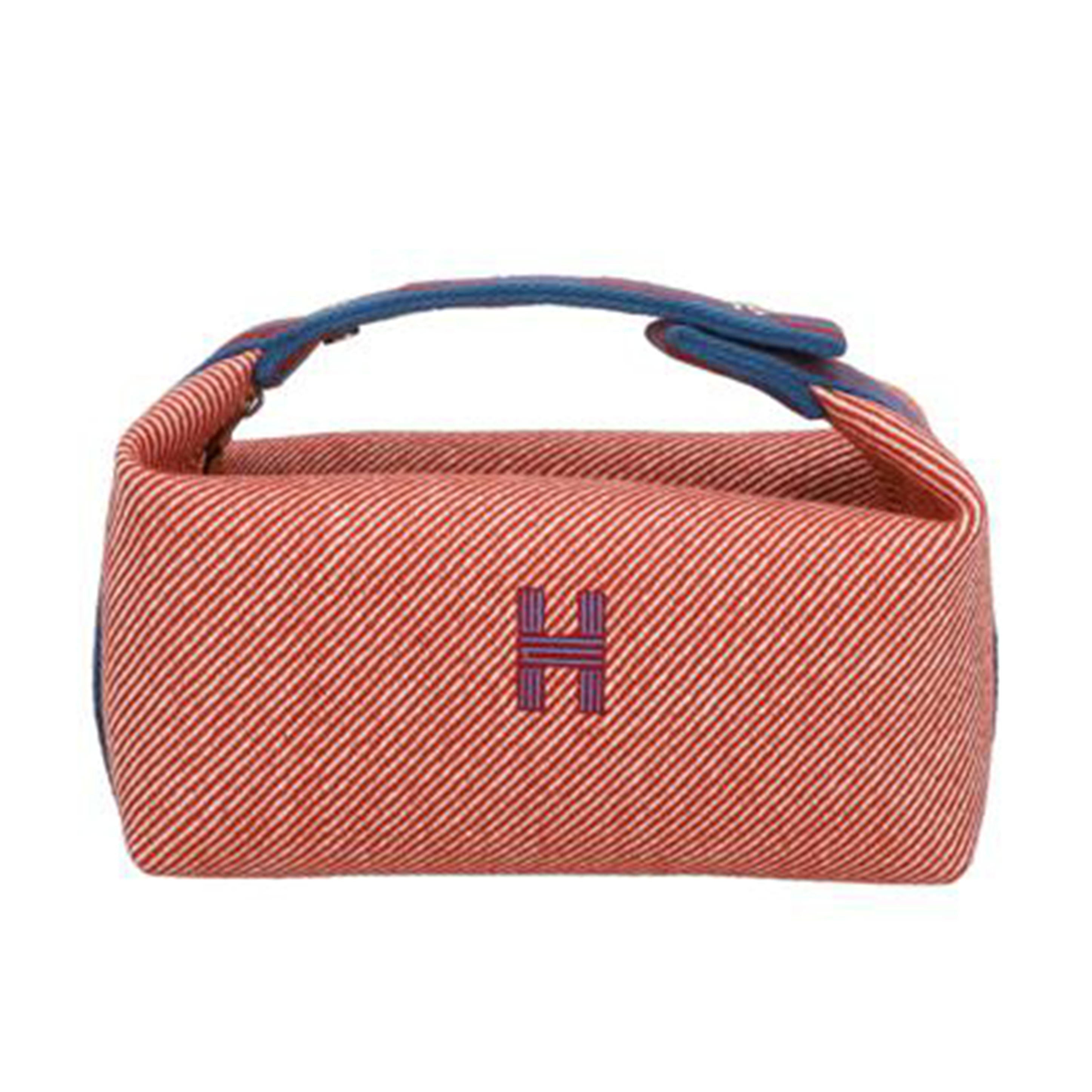 HERMES エルメス/ブリッドアブラックPM　トメット　オレンジ×ネイビー//Sランク/24