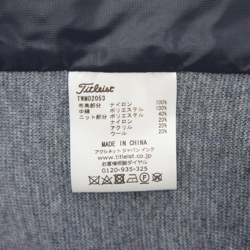 Titleist タイトリスト/中綿キルト×ニットジャケット/TWM02053//サイズ L/ABランク/05