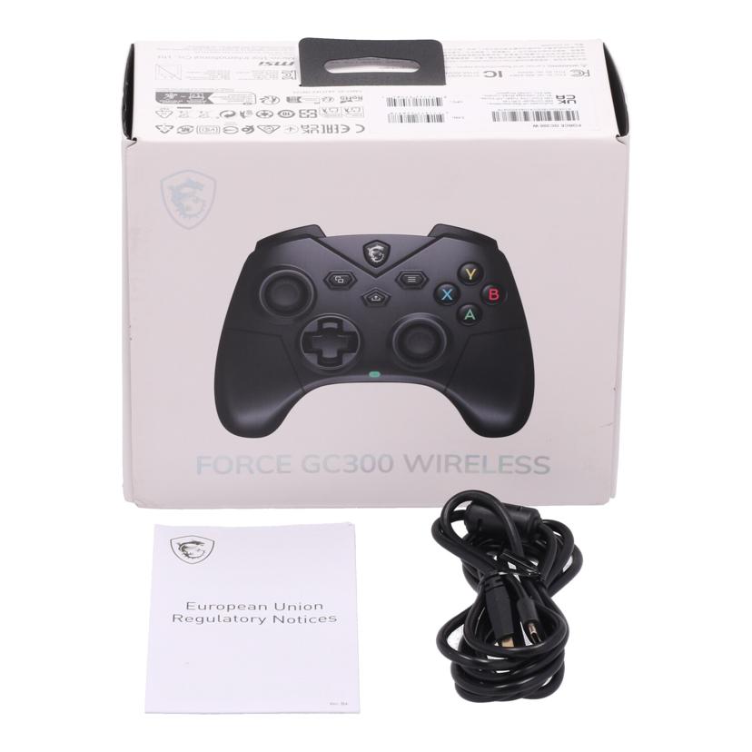 MSI エムエスアイ　/ワイヤレスゲーミングコントローラー／XBOXタイプ/FORCE GC300W//S1043G0180EC410453000476/ABランク/77