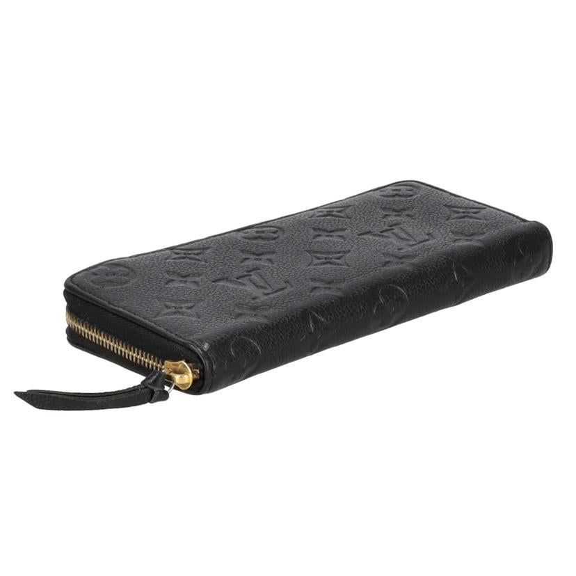 LOUIS　VUITTON ルイ・ヴィトン/ポルトフォイユ・クレマンス／モノグラムアンプラント／ノワール/M60171//SP4***/ABランク/09
