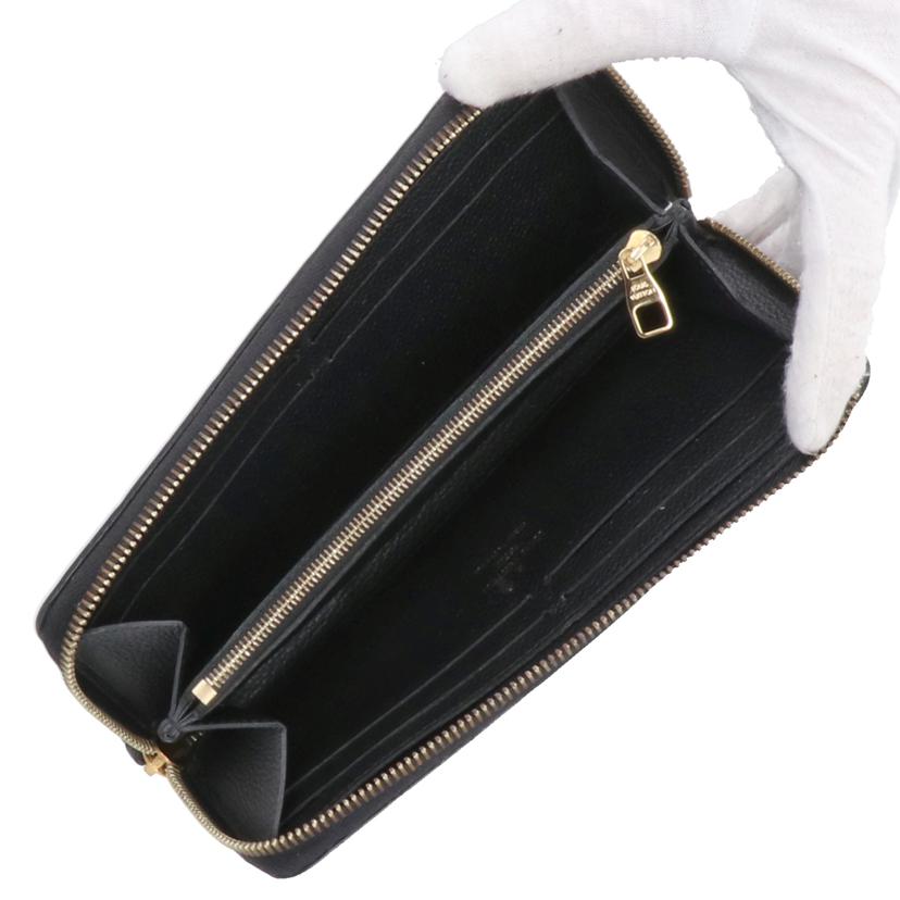 LOUIS　VUITTON ルイ・ヴィトン/ポルトフォイユ・クレマンス／モノグラムアンプラント／ノワール/M60171//SP4***/ABランク/09