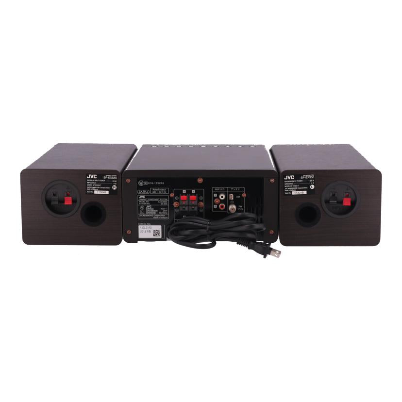 JVC JVCケンウッド　/ハイレゾ対応ミニコンポ／WOOD　CONE/EX-S55//113L0110/Bランク/70