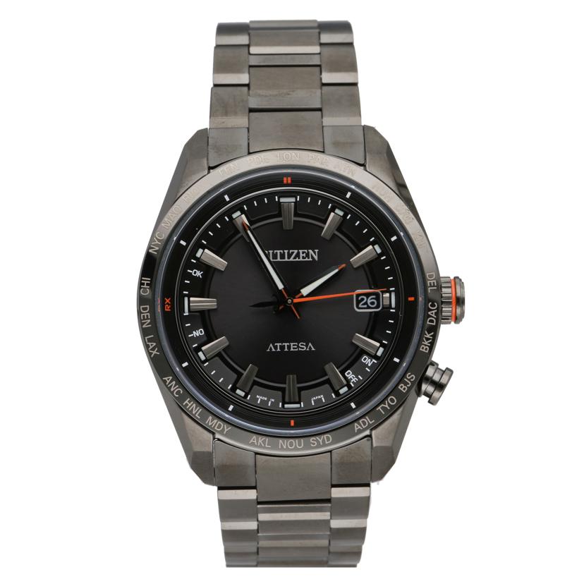 CITIZEN シチズン/アテッサ・アクトライン／ブラックチタン／電波ソーラー/CB0286-61E//412******/SAランク/06