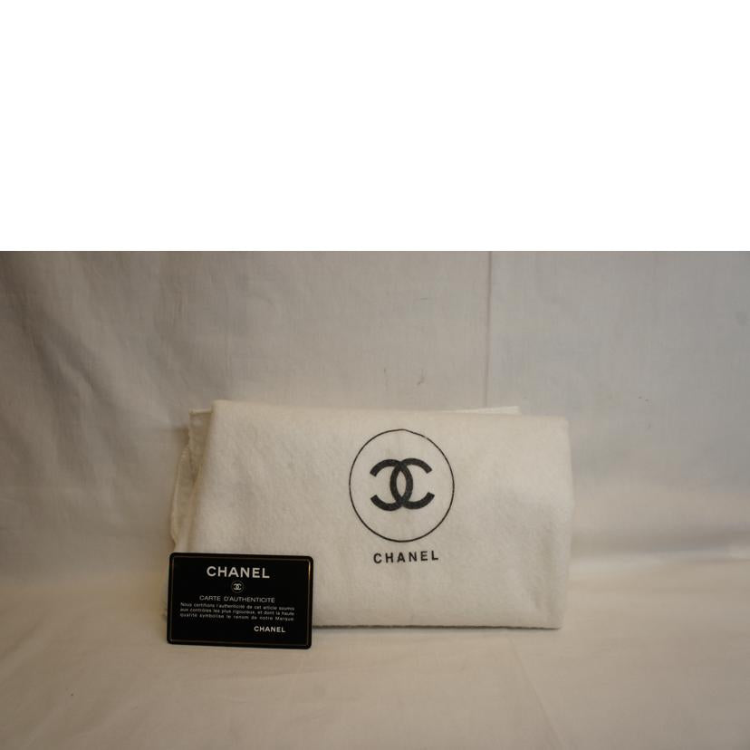 CHANEL シャネル/ダブルココマークラムスキンリュックブラック／ゴールド金具//278****/ABランク/92